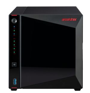 Мрежов сторидж Asustor AS5304T, 4-Bay NAS, Intel Celeron J4105 Quad-Core 1.5 GHz (burst up 2.5 GHz), 4 GB SO-DIMM DDR4, 4x 2.5