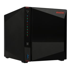 Мрежов сторидж Asustor AS5304T, 4-Bay NAS, Intel Celeron J4105 Quad-Core 1.5 GHz (burst up 2.5 GHz), 4 GB SO-DIMM DDR4, 4x 2.5