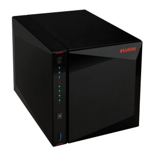 Мрежов сторидж Asustor AS5304T, 4-Bay NAS, Intel Celeron J4105 Quad-Core 1.5 GHz (burst up 2.5 GHz), 4 GB SO-DIMM DDR4, 4x 2.5