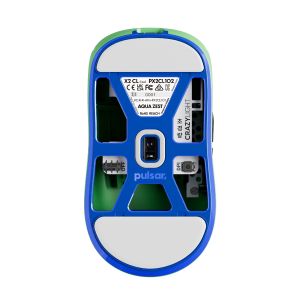 Pulsar Wireless Gaming Mouse X2 CrazyLight Aqua Zest 8K