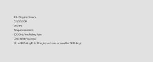Pulsar Wireless Gaming Mouse X2 v3 Size2 Black - 1K (8K compatible)