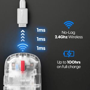 Pulsar Wireless Gaming Mouse X2H Mini Superclear [LTD 3000] - 1K