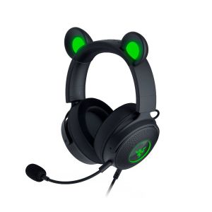 Razer Kraken Kitty V2 Pro, Gaming Wired Headset, Razer Chroma RGB, Stream Reactive Lighting, Docked Mode, 50 mm audio drivers, USB, Passive noise-canceling Microphone, Volume Control