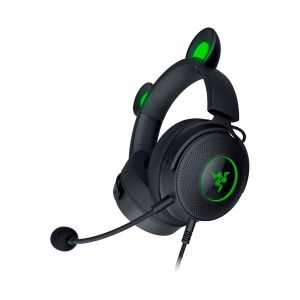 Razer Kraken Kitty V2 Pro, Gaming Wired Headset, Razer Chroma RGB, Stream Reactive Lighting, Docked Mode, 50 mm audio drivers, USB, Passive noise-canceling Microphone, Volume Control
