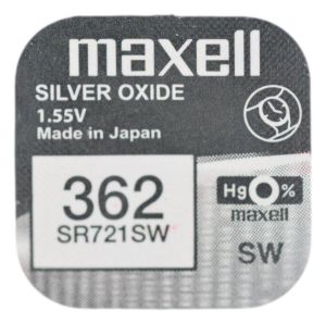 Baterie buton argintie MAXELL SR-721 SW AG11/362/ 1.55V