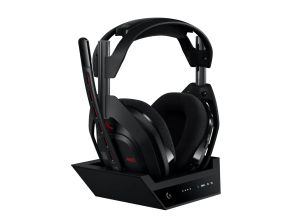 Logitech Astro A50 Lightspeed wireless headphones with dock, black