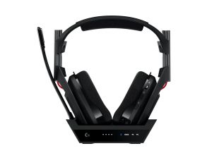 Logitech Astro A50 Lightspeed wireless headphones with dock, black