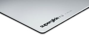 Superglide професионален стъклен геймърски пад за мишка Gaming Glass Mousepad Superglide Pad v2 XL White - 490 x 420 mm