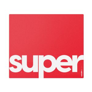 Superglide Gaming Glass Mousepad Superglide Pad v2 XL Red - 490 x 420 mm