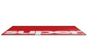 Superglide Gaming Glass Mousepad Superglide Pad v2 XL Red - 490 x 420 mm