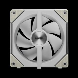Gamdias Fan Pack 3-in-1 3x120mm - AEOLUS P2-1203 White, Swappable Fan Blades (Reverse Fan Blades Included), Daisy-Chain, Infinity Mirror