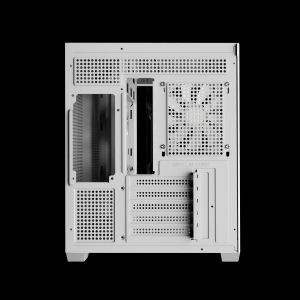 Gamdias кутия Case mATX - AURA GC10M White - 3 x 120 mm A-RGB, Tempered Glass