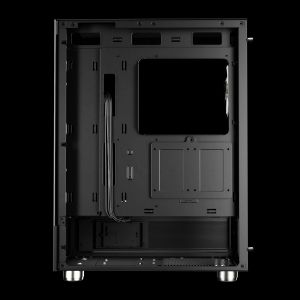 Gamdias Case ATX - ATLAS E1 - 3 x 120 mm A-RGB, Digital Display, Tempered Glass