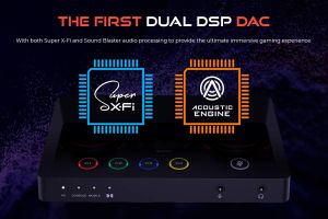 Placă de sunet externă Creative Sound Blaster GC7, USB-C, Super X-FI, PC, Mac, PS 4/5, Xbox, Nintendo Switch