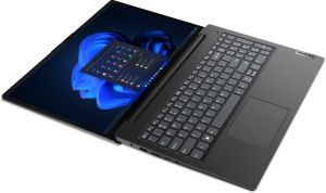 Лаптоп Lenovo V15 G4 AMD Ryzen 3 7320U (up to 4.1GHz, 4MB), 16GB LPDDR5 5500MHz, 512GB SSD, 15.6" FHD (1920x1080) TN AG, AMD Radeon 610M Graphics, WLAN, BT, HD 720p Cam, DOS, 3Y CCI