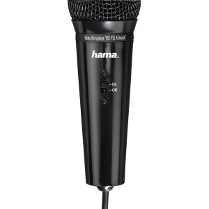 Microfon de birou HAMA MIC-P35 Allround, pentru PC/laptop, mufă de 3,5 mm, negru