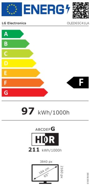 TV LG OLED65C41LA, 65" UHD OLED evo, 4K (3840 x 2160), DVB-C/T2/S2, Full Cinema Screen, Alpha 9 AI 4K Gen7, 144Hz, ThinQ AI, HDR10, VRR, NVIDIA G-SYNC, AMD FreeSync, Dolby Vision, Dolby Atmos, Wi-Fi, Bluetooth, HDMI, USB, Airplay 2, Multi View, Met