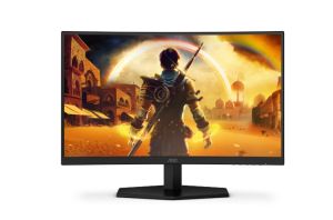 Монитор AOC C24G42E, 23.6" VA Curved 1500R, WLED, 1020x1080@180Hz, 4ms GtG, 0.5ms MPRT, 250cd m/2, 3000:1, 80M:1 DCR, Adaptive Sync, FlickerFree, Low Blue Light, 2Wx2, Tilt, 2xHDMI, DP