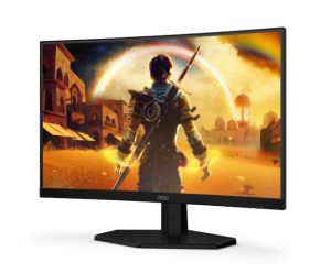 Монитор AOC C24G42E, 23.6" VA Curved 1500R, WLED, 1020x1080@180Hz, 4ms GtG, 0.5ms MPRT, 250cd m/2, 3000:1, 80M:1 DCR, Adaptive Sync, FlickerFree, Low Blue Light, 2Wx2, Tilt, 2xHDMI, DP