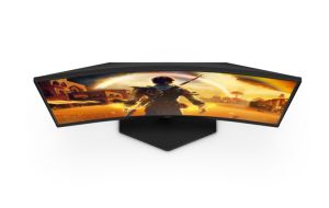 Монитор AOC C24G42E, 23.6" VA Curved 1500R, WLED, 1020x1080@180Hz, 4ms GtG, 0.5ms MPRT, 250cd m/2, 3000:1, 80M:1 DCR, Adaptive Sync, FlickerFree, Low Blue Light, 2Wx2, Tilt, 2xHDMI, DP