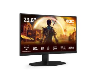 Монитор AOC C24G42E, 23.6" VA Curved 1500R, WLED, 1020x1080@180Hz, 4ms GtG, 0.5ms MPRT, 250cd m/2, 3000:1, 80M:1 DCR, Adaptive Sync, FlickerFree, Low Blue Light, 2Wx2, Tilt, 2xHDMI, DP