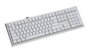 Ducky Professional Gaming Mechanical Keyboard One X Wireless White - Ducky AI Switches [Linear], Bluetooth, 2.4G