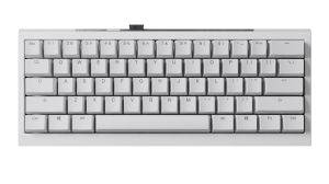 Ducky Professional Gaming Mechanical Keyboard One X Mini Wireless White - Ducky AI Switches [Linear], Bluetooth, 2.4G