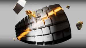 Ducky Professional Gaming Mechanical Keyboard One X Mini Wireless White - Ducky AI Switches [Linear], Bluetooth, 2.4G
