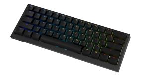 Ducky Professional Gaming Mechanical Keyboard One X Mini Wireless Black - Ducky AI Switches [Linear], Bluetooth, 2.4G