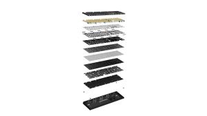 Ducky Professional Gaming Mechanical Keyboard One X Mini Wireless Black - Ducky AI Switches [Linear], Bluetooth, 2.4G
