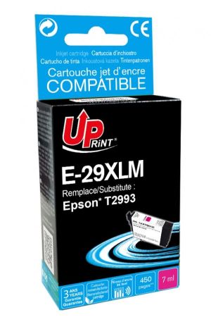 Cartuș de cerneală UPRINT T2993, EPSON 29XL, XP-235/332/335/432/435, 7 ml, 450, Magenta
