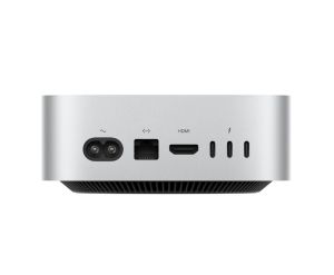 Настолен компютър Apple Mac mini: Apple M4 chip with 10-core CPU and 10-core GPU, 24GB, 512GB SSD