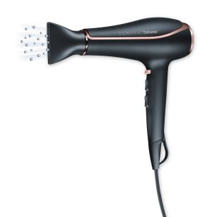 Hair dryer Beurer HC 80 Hair dryer, 2,200 W, triple ionic function, professional AC motor, 2 attachments, 3 heat settings, 2 blower settings, cold air, overheating protection