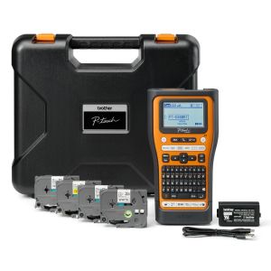 Labeling system Brother PT-E560BTSP Handheld Industrial Labeling system + 1x TZEFX231, TZES241, TZES251, TZES651