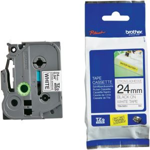 Consumable Brother TZe-S251 Tape Black on White, Strong Adhesive, 24mm, 8 m - Eco