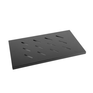 Аксесоар Lanberg 19" fixed shelf 1U / 465x300mm, max load capacity up to 120kg, black