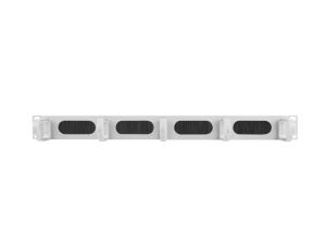 Аксесоар Lanberg 19" cable management AK-1203-S brush panel 5 rings- type b 1U, grey