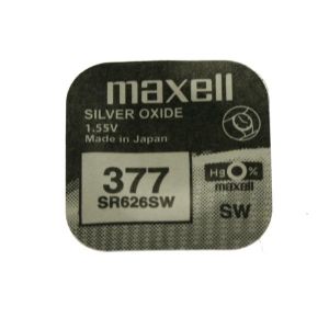 Button battery  MAXELL SR-626 Silver SW / AG4 / 377 / 1.55V