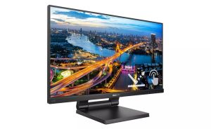 Monitor Philips 222B1TC/00, 21.5" Touch (anti-glare), IPS, WLED, 1920x1080@75Hz, 4ms GTG, 250cd m/2, 1000:1, DCR 50M:1, Adaptive Sync, FlickerFree, Low Blue Mode, 2Wx2 , Tilt, Height Adjust, D-SUB, HDMI, DP, USB hub