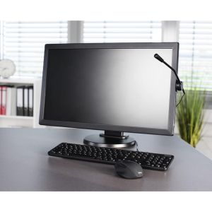 Microfon de birou HAMA CS-461, pentru PC/laptop, mufă de 3,5 mm, negru
