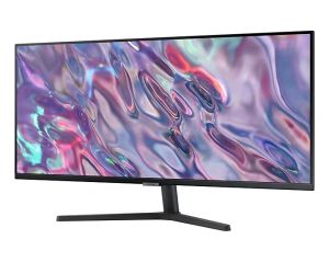 Monitor Samsung 34S50GC, 34" VA, 100 Hz, 5 ms GTG, 3440x1440, 300 cd/m2, 3000:1, HDR 10, AMD FreeSync, PBP, Eye Saver, Flicker Free, Display Port 1.2, 2x, HDMI Jack pentru căști 178°/178°, negru