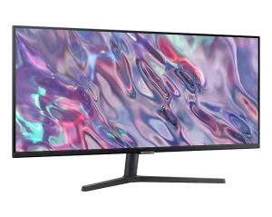 Monitor Samsung 34S50GC, 34" VA, 100 Hz, 5 ms GTG, 3440x1440, 300 cd/m2, 3000:1, HDR 10, AMD FreeSync, PBP, Eye Saver, Flicker Free, Display Port 1.2, 2x, HDMI Jack pentru căști 178°/178°, negru