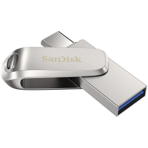 SanDisk Ultra Dual Drive Luxe USB Type-C 128GB - 150MB/s, USB 3.1 Gen 1