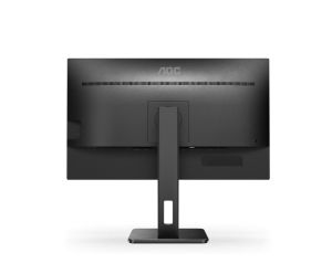 Monitor AOC 24P2QM, 23.8" VA WLED, 1920x1080@75Hz, 4ms GtG, 300cd m/2, 3000:1, 50M:1 DCR, Adaptive Sync, Low Blue Light, FlickerFree, 2Wx2, Tilt, Height Adjust, Pivot, Swivel, D-SUB, DVI, HDMI, DP, USB hub