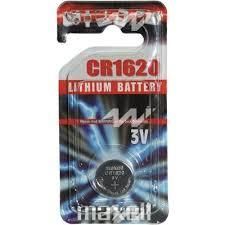 Lithium Button Battery MAXELL CR1620 3V 1pc./1pc./
