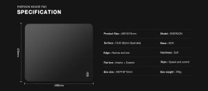 Lamzu Gaming Mousepad Energon - SCR Base, 480 x 410 mm