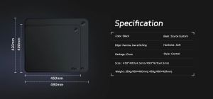 Scyrox Gaming Mousepad Sosu XL - 490 x 420 mm