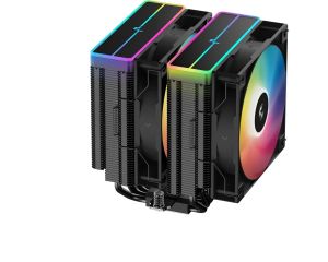 DeepCool охладител CPU Cooler AG620 BK - Addressable RGB V2, Dual-Tower - LGA1851/AM5