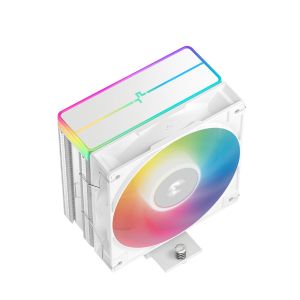 DeepCool охладител CPU Cooler AG400 White - Addressable RGB V2 - LGA1851/AM5