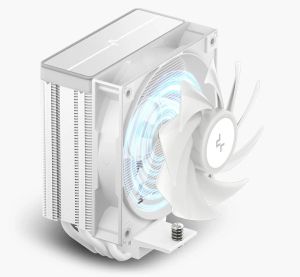 DeepCool охладител CPU Cooler AG400 White - Addressable RGB V2 - LGA1851/AM5